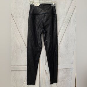 New OFFLINE By Aerie OG High Waisted Hugger Legging Faux Leather size XS